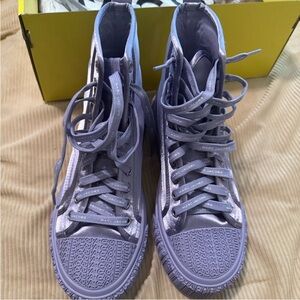 Marc Jacobs Lavender Lace-Up Sneakers